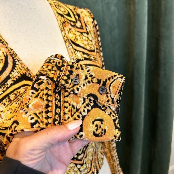 Free People 'Wild and Free' Cropped Blouse – Boho Style, Size S - Picture 5 of 11